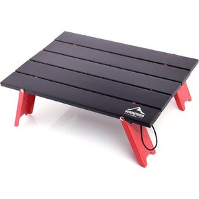widesea Folding Picnic Beach Table Mini Beach Picnic Folding Table Folding Beach Table Aluminum Portable Camping Table Ultralight for Outdoor Picnic Beach Portable Table