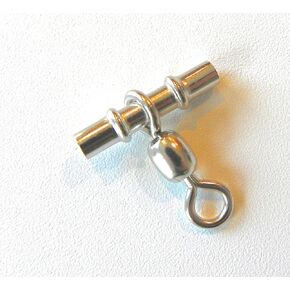 Sleeve Swivels 2.3mm ID 2/0 Swivel 20 Pieces