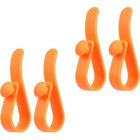 4Pcs 3.1inches/8cm Hooks Set Accessories for Bogg Bag and Simply Southern Tote,Insert Decorative Plastic Holder Charm for Rubber Beach Handbag