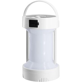 Camping Lantern Solar Rechargeable with Phone Charger,Mukkuri LED Lantern Flashlight 2 Power Supply Modes Survival Kit for Emergency, Hurricane,