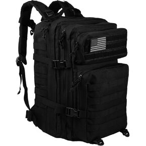 40L Compact Tactical Backpack — Emergency Backpack for Outdoor Survival — Large Backpack with Multiple Compartments — Backpacking Gear & Camping Essentials