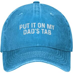 Put It On My Dad'S Tab Hat Women Baseball Hat Graphic Hat