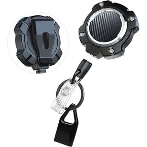 LIUGX Lighter Leash, 10,000+ Rebound, Retractable Keychain, Heavy Duty Key Chain Lighter Holder