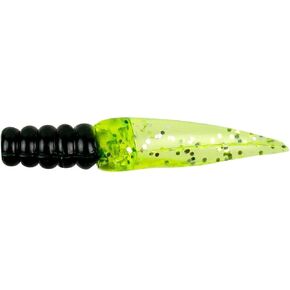 Bobby Garland Itty Bitty Slab Slayer Black Chartreuse Silver 1 1/4"