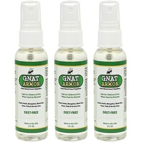 All Natural Kids Bug Spray DEET Free Citronella Based - Hypoallergenic USA Made - Repels Natz, Mosquito, Ticks, Fleas, No See Ums, Biting Flies, Ants, and More! (2oz Spray 3-Pack)