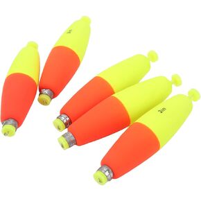 EVA Foam Fishing Floats, Lightweight Sturdy Slim Fishing Bobber Waterproof for Saltwater