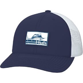 HUK Kc Scott Trucker, Anti-glare Snapback Fishing Hat for Men
