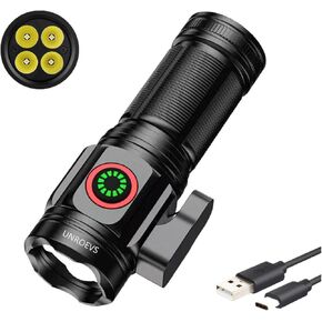 XC02 Mini Flashlight Rechargeable with Seatbelt Cutter,Pocket Flashlights High Lumens 5 Modes,Small Flashlights Powerful with Tail Magnet,Flash Light for EDC Carry,Outdoor.