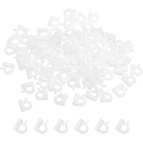 PATIKIL Fishing Spinner Clevis Easy Spin D-Shaped Plastic Links for Lure Fishing Spoon Spinnerbait Inline Parts Accessory