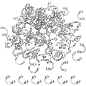 PATIKIL Fishing Spinner Clevis, Easy Spin U-Shaped Brass Links for Lure Fishing Spoon Spinnerbait Inline Parts Accessory