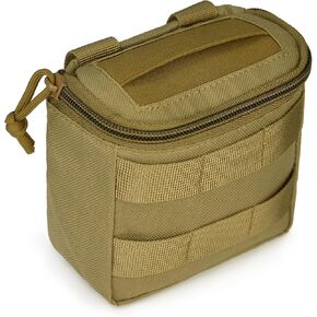 EDC Tactical Pouch with MOLLE Utility, Waterproof tool belt bag Outdoor Sports Portable Storage Bag