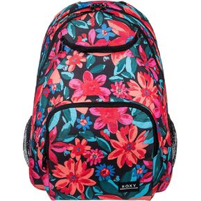 Roxy Women Shadow Swell 24 L Medium Backpack, White Viva La Vida, One Size