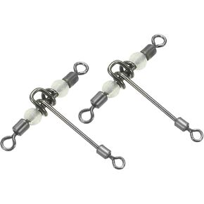 PATIKIL 3 Way Swivel Cross Line Rolling Terminal with Luminous Beads