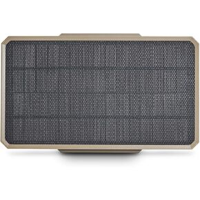 Moultrie - Solar Panel Power Pack - 3.4W - Gen 2 Solar Panel with Battery for Trail Cameras and Deer Feeders - 7.2v, 3350mAh