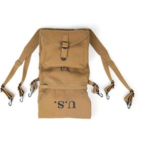 WW2 US M1928 Haversack Canvas with Tail Bag Backpack WWII Reproduction