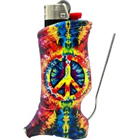 Toker Poker - Bic Lighter Case Multi Tool, Hippy Van Design, All Inclusive Tool for Camping and Other