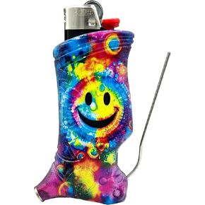 Toker Poker - Bic Lighter Case Multi Tool, Hippy Van Design, All Inclusive Tool for Camping and Other