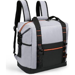 36 Cans Backpack Cooler, Leakproof Collapsible Soft Camping Insulated Cooler Bag, Waterproof Durable Cooler Backpack for Travel, Camping
