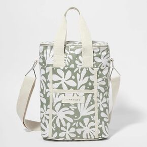 Sunnylife Canvas Drinks Cooler Bag | The Vacay Olive