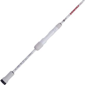 Abu Garcia 6’6" Veritas Spinning Fishing Rod, 1-Piece Rod, 8-14lb line Rating, Medium Heavy Rod Power, Moderate Fast Action, 1/4-3/4 oz. Lure Rating, White