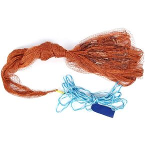 Tire line Fishing Cast Net, 8.2x11.5ft Saltwater American Fishing Cast Net Mesh, Radius Size Heavy Duty Throw Net and Automatic Fishing Net Cast Net for Bait Trap Fishing Saltwater and Freshwater