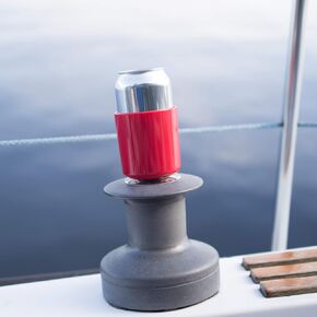 Can Holder for Sailing Winches and Scotty Fishing Rod Mounts