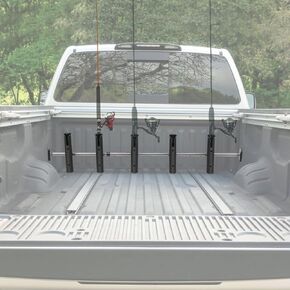 Inshore Rod Holder for Truck Be|The Fixed Truck Bed Fishing Rod Rack - Adjustable Durable Truck/SUV Rod Holder|Truck Bed Adjustable Rod Rack Holder|Plastic Truck Bed
