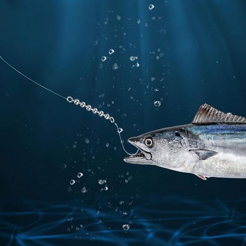 PATIKIL Fishing Bead Chain Swivels Stainless Steel Catfish Swivels Rig Fishing Tackle Gear for Freshwater Saltwater in Saudi Arabia