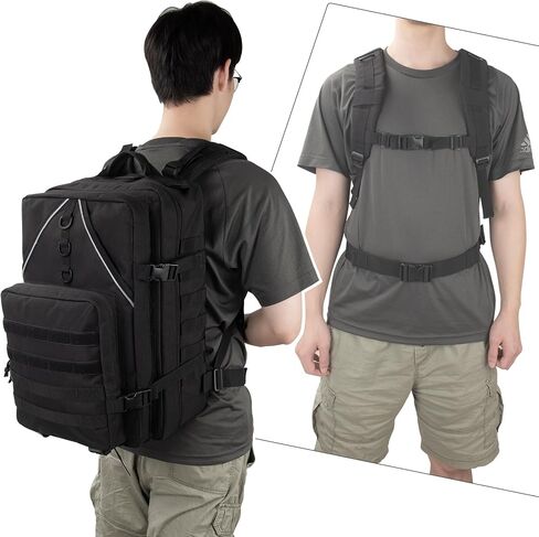 Pyrrhus 40L Military Tactical Backpacks for men, Large Army 5 Day Assault Pack Molle Bag Backpacks,Out Bag Hiking Rucksack in Saudi Arabia