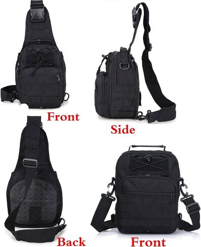 Small Hiking Daypack Sling Chest Bag Multifunctional Shoulder Messenger Crossbody Backpack Camping Pack ACU Camouflage in Saudi Arabia