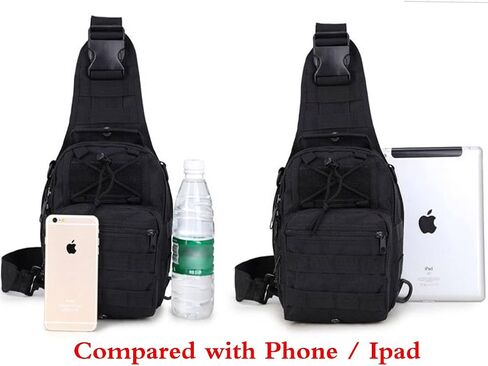 Small Hiking Daypack Sling Chest Bag Multifunctional Shoulder Messenger Crossbody Backpack Camping Pack ACU Camouflage in Saudi Arabia
