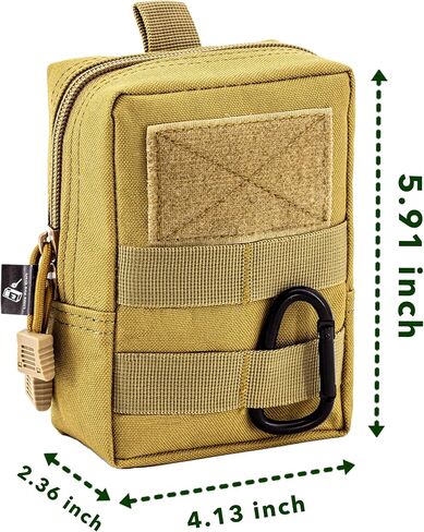 Molle Pouch Tactical Compact Water-Resistant Military Utility EDC Pouch Bag Camping Gear Pouch in Kuwait