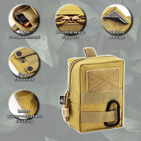 Molle Pouch Tactical Compact Water-Resistant Military Utility EDC Pouch Bag Camping Gear Pouch in Kuwait