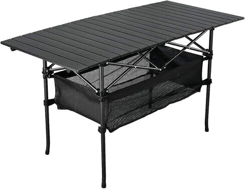 Outdoor Folding Portable Picnic Camping Table, Aluminum Roll-up Table with Easy Carrying Bag for Indoor,Outdoor,Camping, Beach,Backyard, BBQ, Party, Patio, Picnic in Saudi Arabia