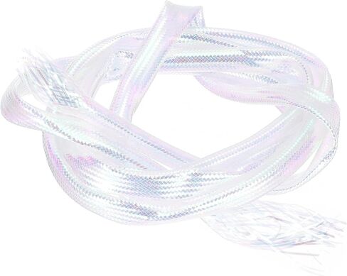 PATIKIL Fly Tying Material, Pearlescent Braid Tube Round Holographic Tinsel Tubing for Making Fishing Lure Fly Flies in Saudi Arabia