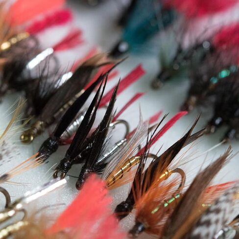 PATIKIL Fly Tying Material, Pearlescent Braid Tube Round Holographic Tinsel Tubing for Making Fishing Lure Fly Flies in Saudi Arabia