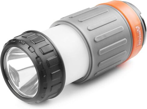 Wagan EL4303 LED Portable Lantern Flashlight Pop-Up Lantern Spotlight 3 Lighting Options AA Battery Powered Super Bright Collapsible Flashlight for Camping Hiking Emergencies Power Outage, Black in Kuwait