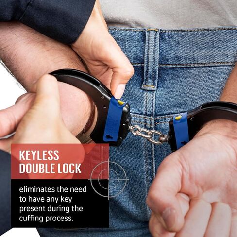ASP Identifier Ultra Double-Locking Handcuffs, Colored Restraints, Forged Aluminum Cuffs, Professional Grade Equipment and Tactical Gear in Kuwait