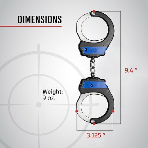 ASP Identifier Ultra Double-Locking Handcuffs, Colored Restraints, Forged Aluminum Cuffs, Professional Grade Equipment and Tactical Gear in Kuwait