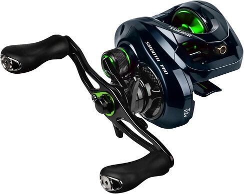 HANDING Baitcasting Reel - High Capacity Casting Reel with 9+1 Stainless Steel Bearings, 7.2:1 Gear Ratio, 15 lb Drag - Baitcaster Fishing Reel in Saudi Arabia