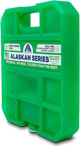 Arctic Ice Alaskan Series Reusable Ice Pack for Coolers, Lunch Boxes, Camping, Fishing, Hunting and More, Freezes at 33.8F (2-Pack) (5 LB - X-Large) in Saudi Arabia