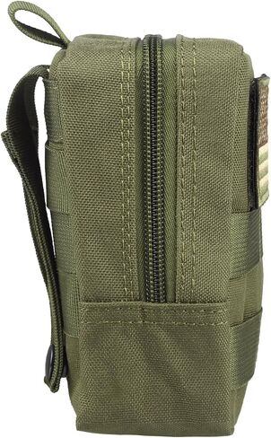 AMYIPO MOLLE Pouch Multi-purpose Compact Tactical Waist Bags Small Utility Pouch (Green (2 PCS)) in Saudi Arabia