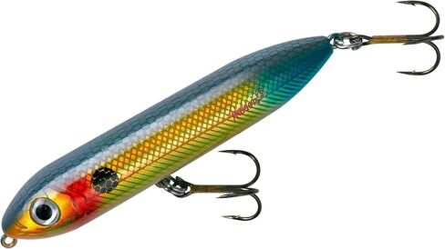 Heddon Super Spook Topwater Fishing Lure for Saltwater and Freshwater, Wounded Shad, Super Spook Jr (1/2 oz) in Saudi Arabia