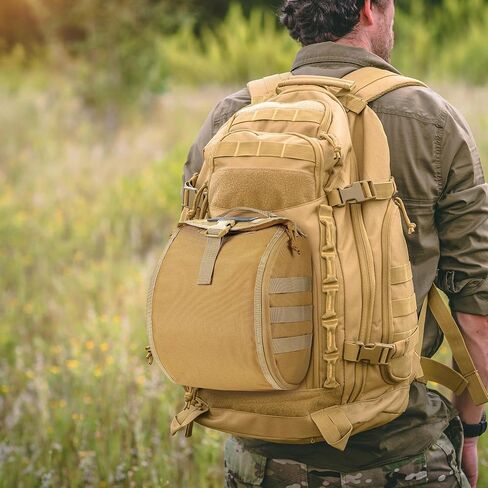 Tactical Helmet Bag Pack, Military Molle Pouch Multi-Purpose Carrying Storage Bag with USA Flag Patch & 2 PCS Molle Straps in Saudi Arabia
