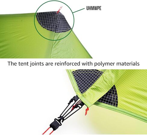 3FULGEAR Lanshan 2 Pro Tent 2 Person Ultralight Camping Tent, 3/4 Season Professional 20D Silnylon Rodless Tent for Camping, Climbing, Hiking in Saudi Arabia