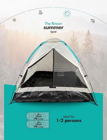 FE Active Waterproof Camping Tent, for Travel and Outdoor Activities. Camping essential for Hikers and outdoor enthusiast in Saudi Arabia