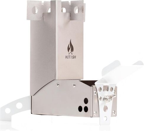 Hot Ash Mini Wood Burning Titanium and Aluminum Rocket Stove - Compact 1lb Stove for Outdoor Cooking, Camping, and More in Saudi Arabia