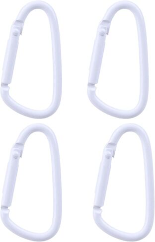 4Pcs 1.8Inch/4.5cm D Spring Keychain Clip,Small Aluminum Alloy Key Chain Ring Hook in Saudi Arabia