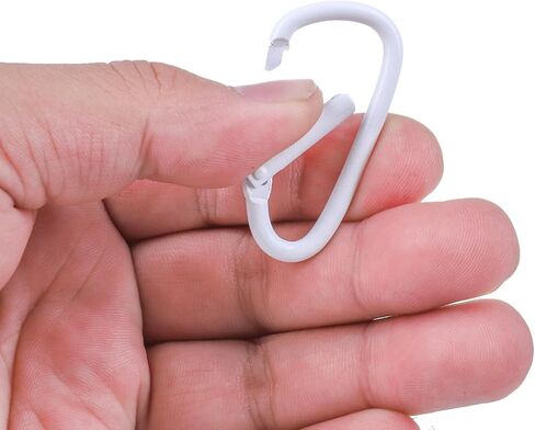 4Pcs 1.8Inch/4.5cm D Spring Keychain Clip,Small Aluminum Alloy Key Chain Ring Hook in Saudi Arabia