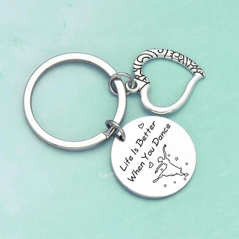 Dance Lover Gift Dance Team Keychain Dancer Birthday Keychain Dance Instructor Gift Dance Jewelry in Saudi Arabia